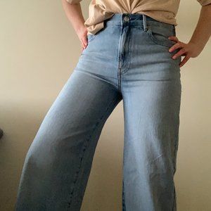 Everlane Super-Soft Wide Leg Jean, Sky Blue NWT!